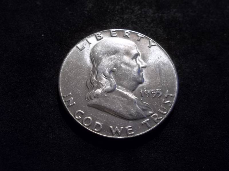 lot 88 image: 1955 Franklin Half Dollar Bugs Bunny