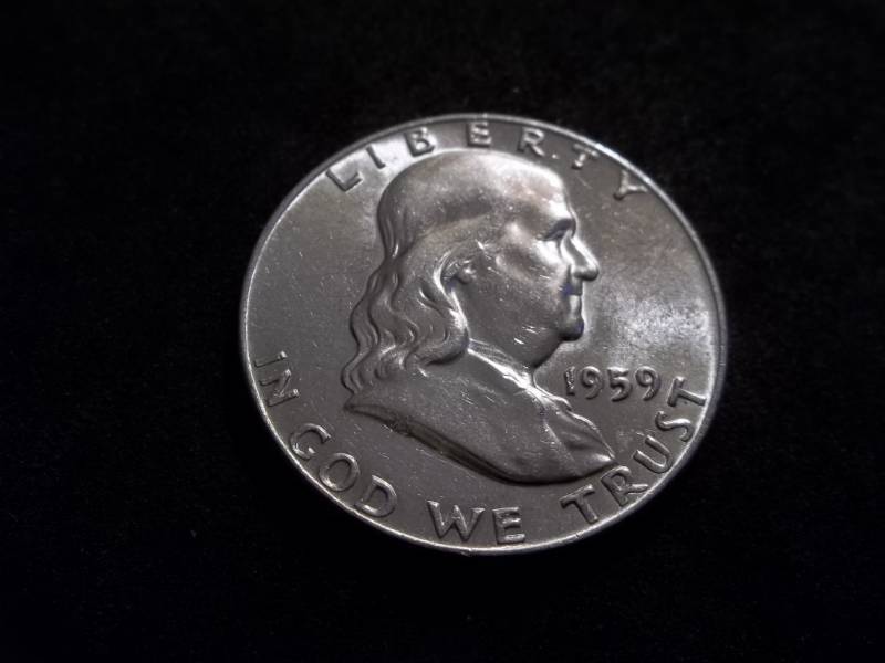 lot 93 image: 1959 Franklin Half Dollar