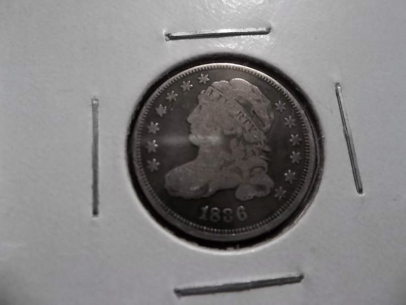 lot 108 image: 1836 Bust Dime