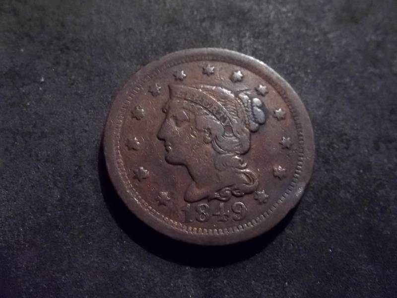 lot 133 image: 1849 Large Cent
