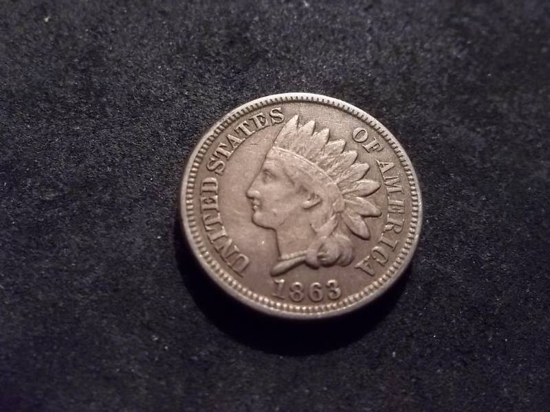 lot 140 image: 1863 Indian Head Cent