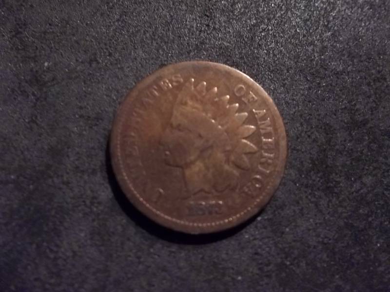 lot 144 image: 1873 Indian Head Cent Closed 3