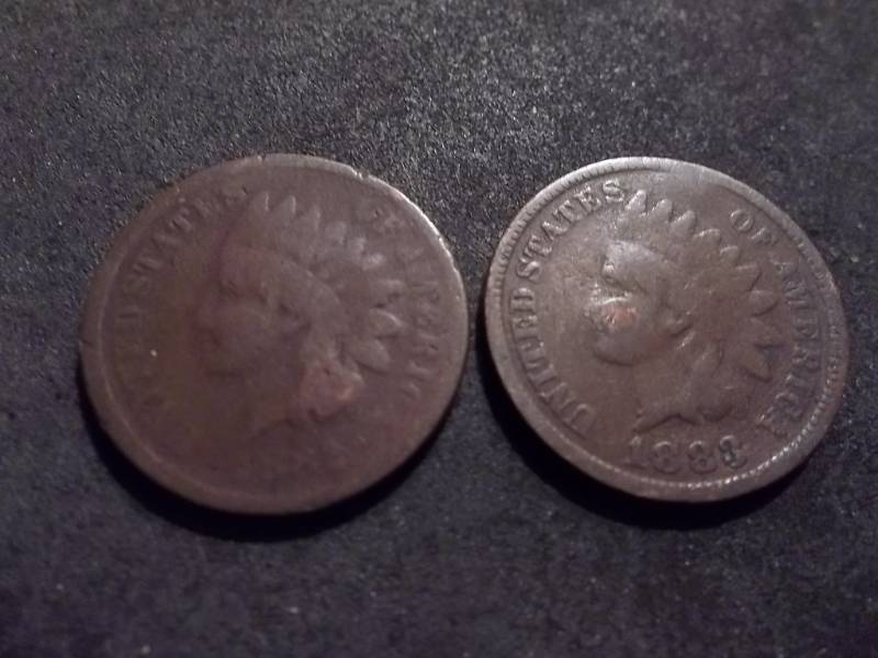 lot 149 image: 1882, 1883 Indian Head Cents