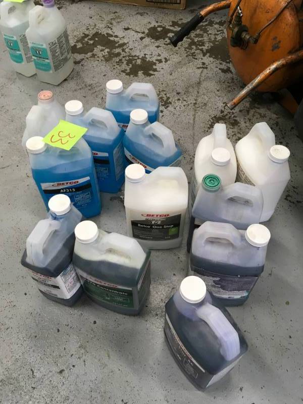 lot 33 image: Assorted Betco Cleaners 2-Liter, Pack Of 13 Retail value of $300.