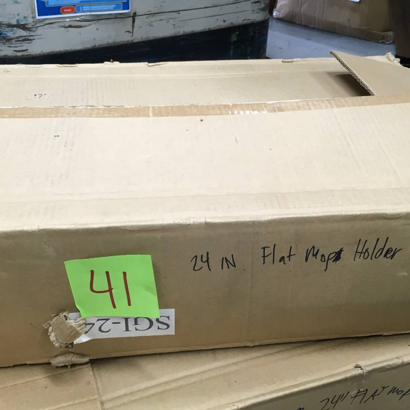 lot 41 image: Case of 24 Flat Mop Holders.