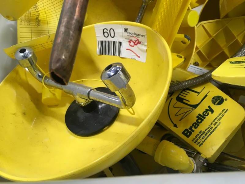 lot 51 image: A Box of several Eye Wash Stations.