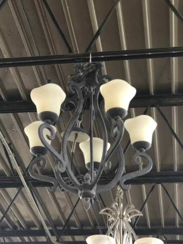 lot 48 image: Petite 5-Light Chandelier