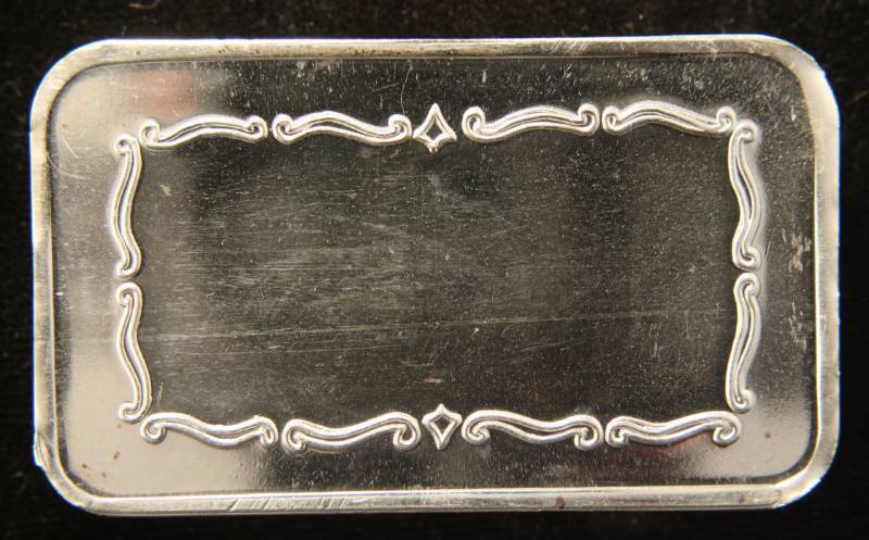 lot 15 image: 5 TROY OZ. .999 FINE SILVER COVERED WAGON GOLDEN STATE MINT