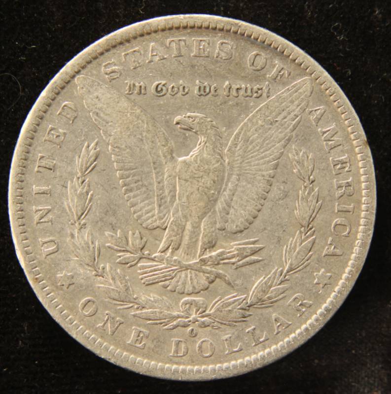 lot 37 image: 1886-O MORGAN SILVER DOLLAR BETTER DATE COIN
