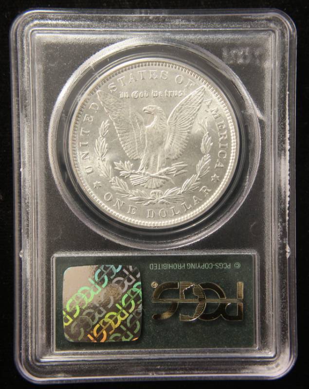 lot 39 image: 1887 MORGAN SILVER DOLLAR MS63 PCGS