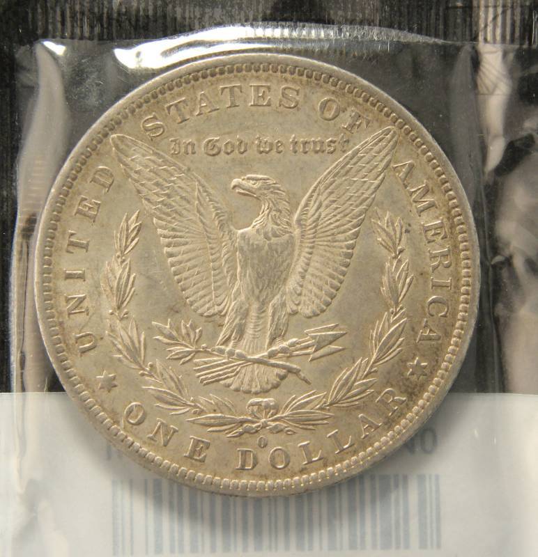 lot 74 image: 1883-O MORGAN SILVER DOLLAR XF SEALED LITTLETON