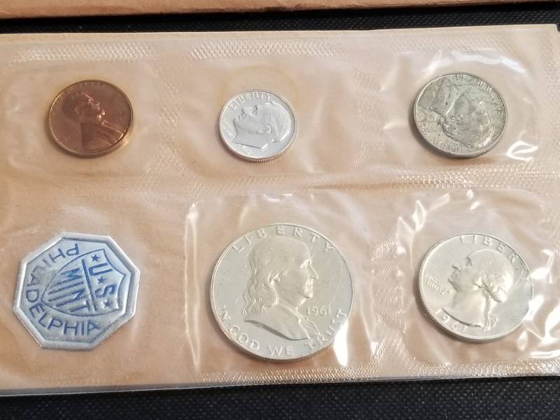 lot 15-A image: 1961 US PROOF SET IN ORIGINAL PACKAGING