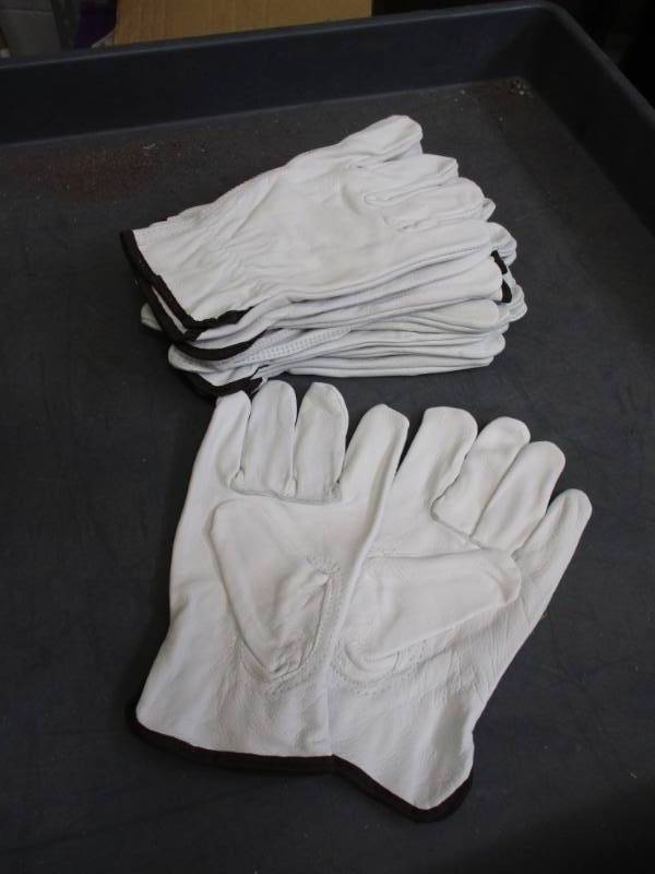 Leather Gloves-Large