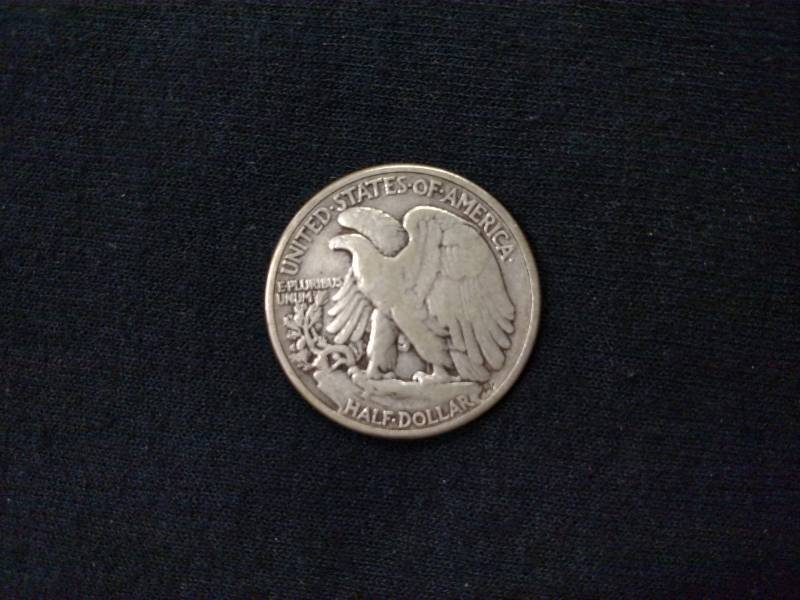 lot 38 image: 1942 Walking Liberty Silver Half Do...
