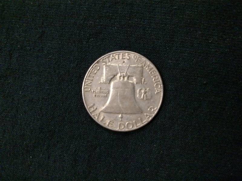 lot 41 image: 1962 D Franklin Silver Half Dollar...