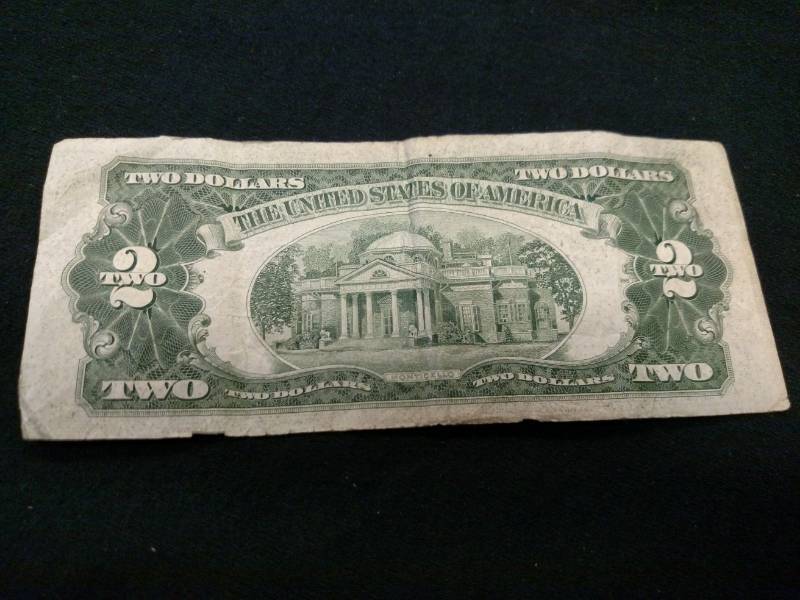 lot 51 image: 1953 Two Dollars Red Seal Note...