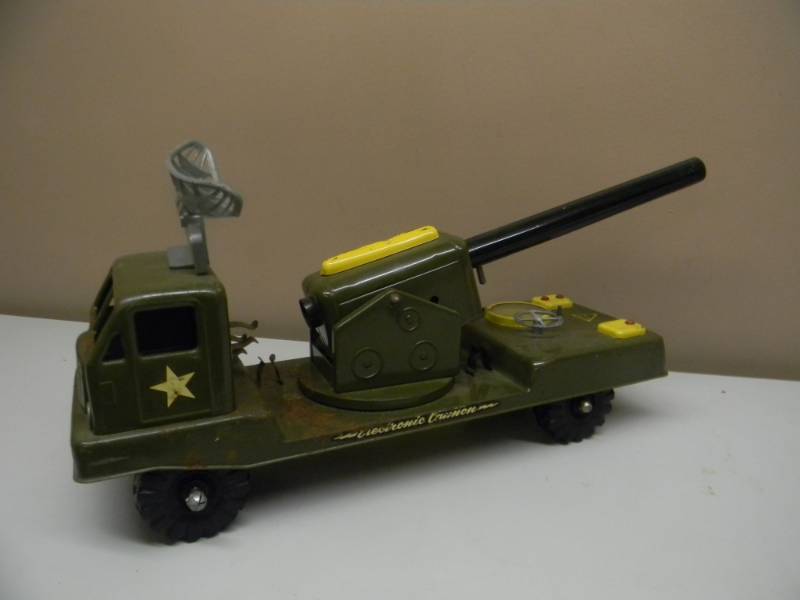 lot 13 image: VINTAGE 1950s NY-LINT TOY ELECTRONIC CANNON (AWESOME PIECE) - SEE PICTURES