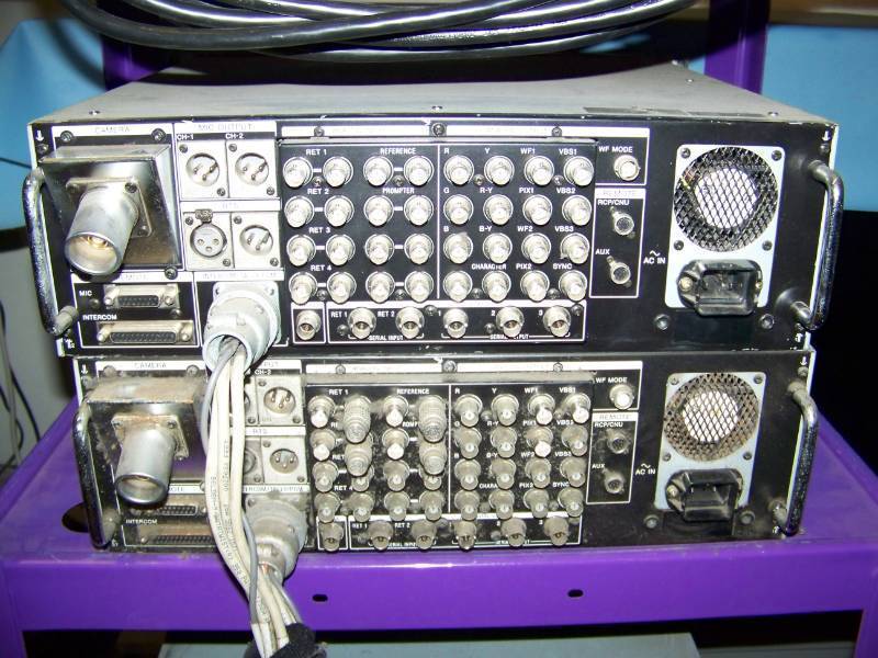 lot 33 image: (2) Sony, Camera Control Units