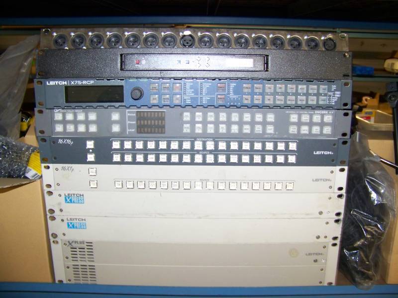 lot 34 image: (LARGE LOT - 2 partial 8 shelves) Miscellaneous Audio  Video Items and Accessories