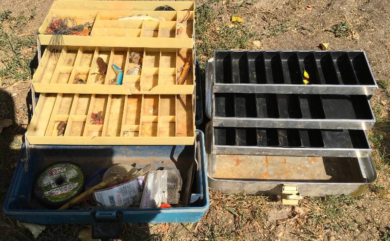 lot 442 image: Two Tackle Boxes