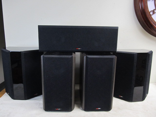 lot 55 image: Nice POLK AUDIO 5-Speaker Surround Sound System