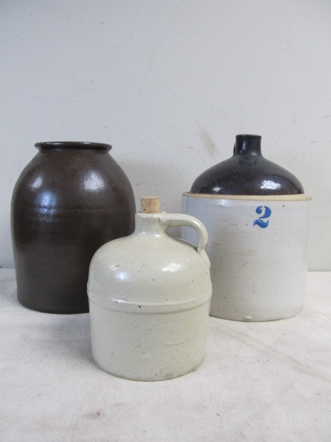lot 64 image: Group of Antique Stoneware