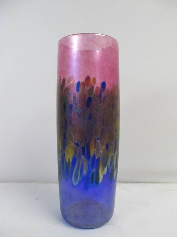 lot 75 image: Signed ROBERT HELD Art Glass Vase