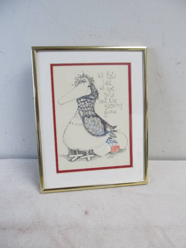 lot 87 image: DON NEDOBECK 1975 Signed Print - Birth of a Nation