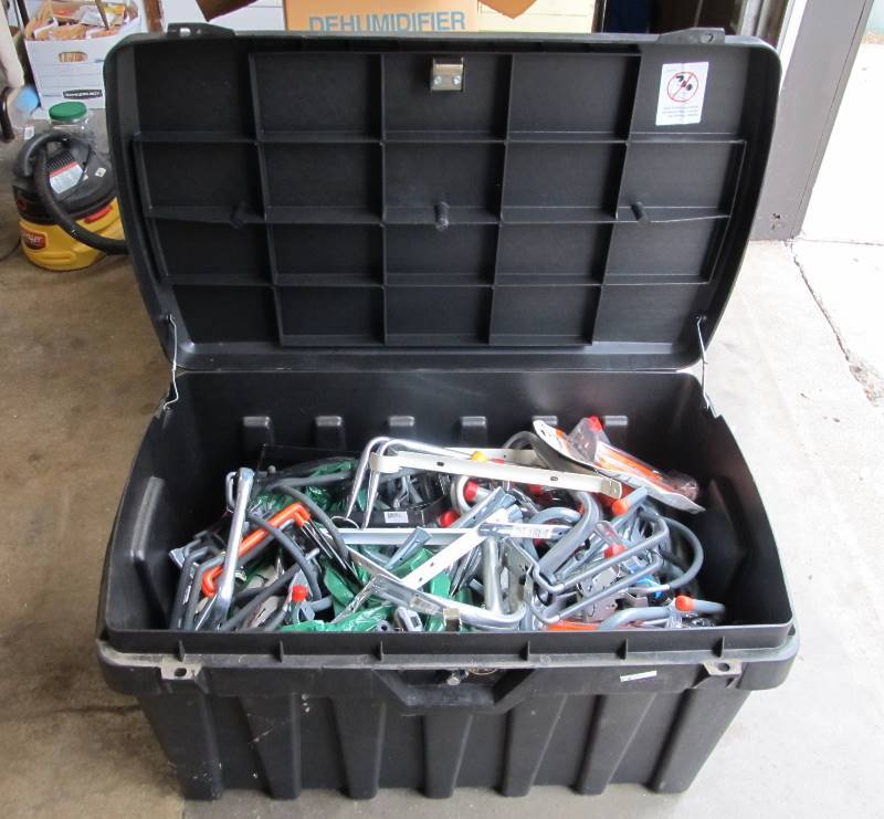 lot 94 image: HUGE Lot of GarageStorage Hooks & Hangers