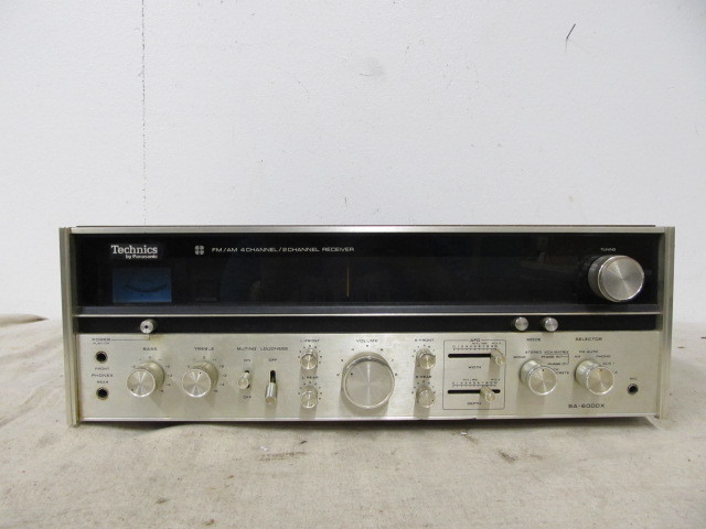 lot 101 image: Working Vintage TECHNICS 4-Channel SA-6000X Receiver