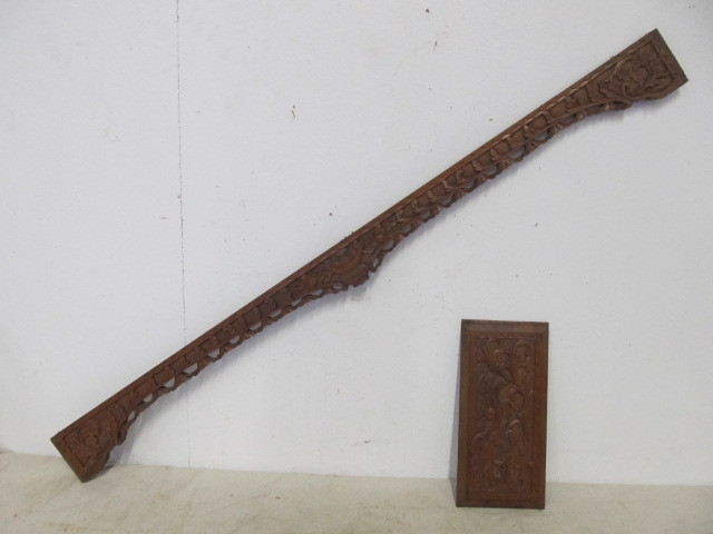 lot 170 image: Antique Wooden Architectural Pieces