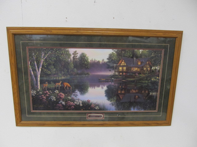 lot 173 image: Signed Numbered KIM NORLIEN Sweet Serenity Framed Print