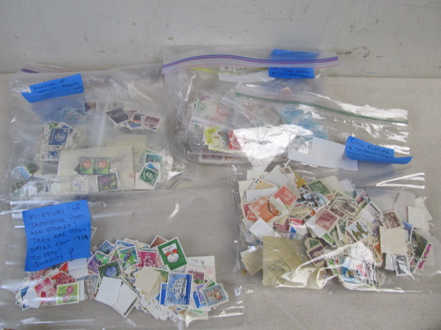 lot 180 image: Large Lot of Vintage Foreign Stamps