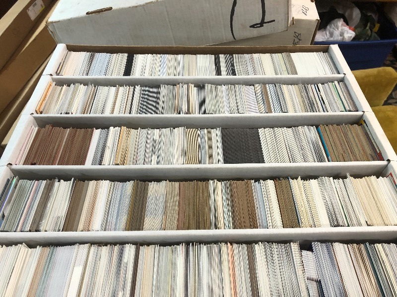 lot 212 image: Large Lot of Approx 50,000 Higher End Common Baseball Cards