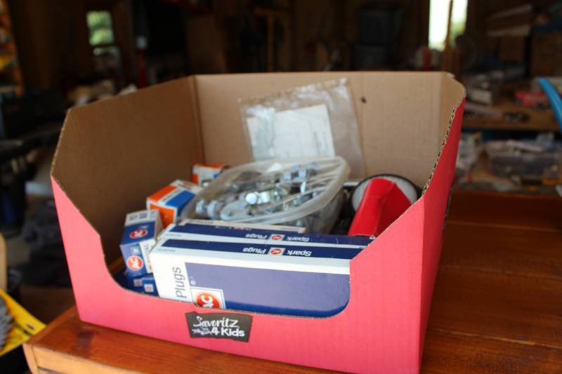 lot 35 image: Automotive Spark Plugs, Battery Terminals