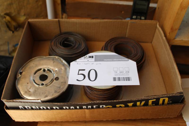 lot 50 image: Partial Spool of Wire
