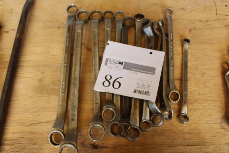 lot 86 image: SK Tool Box End Wrenches