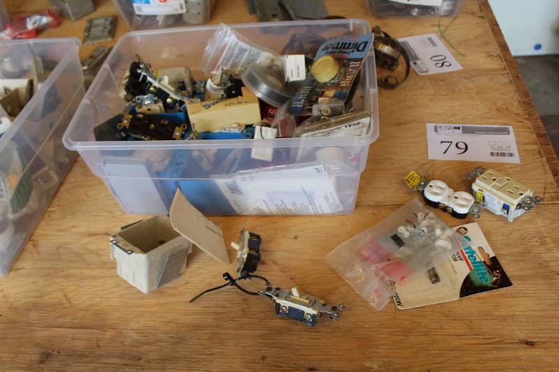 lot 79 image: Electric Light Switch, Outlets