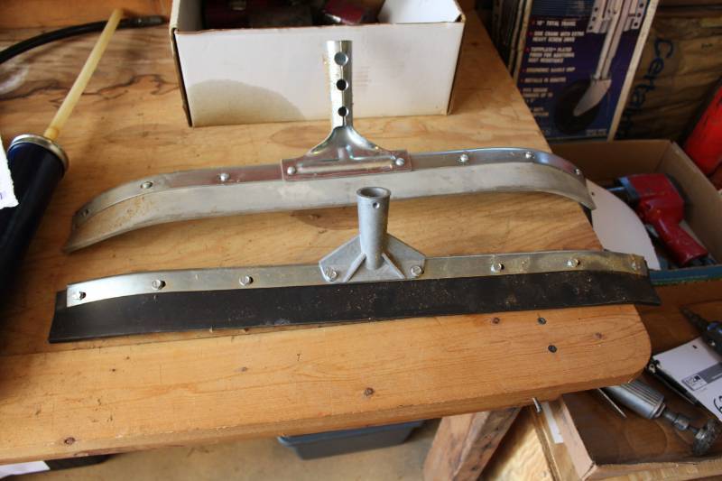 lot 57 image: Lot of (2) Floor Squeegees Attachments