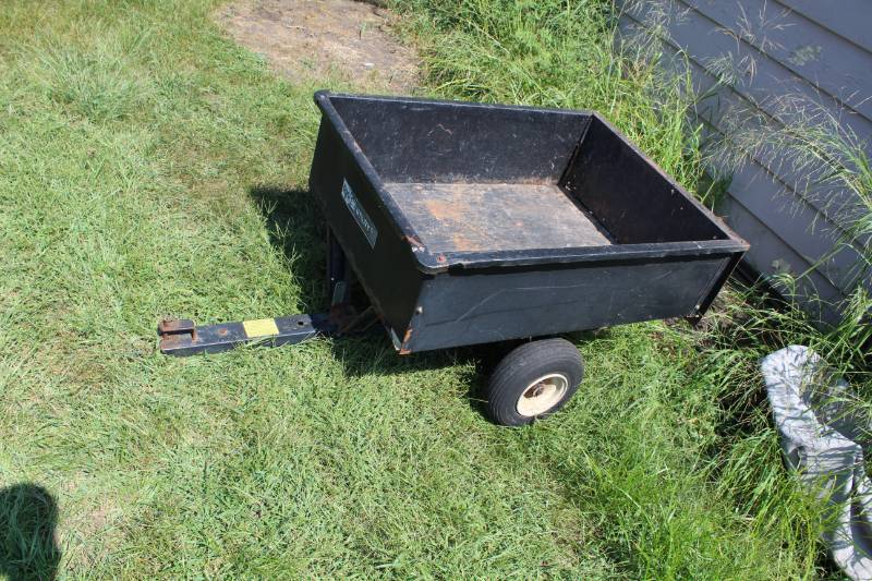lot 2 image: Agri-Fab 10 Steel Utility Dump Cart