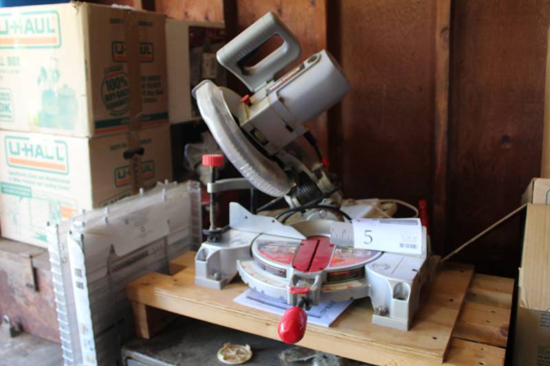 lot 5 image: Task Force 10in. Compound Miter Saw