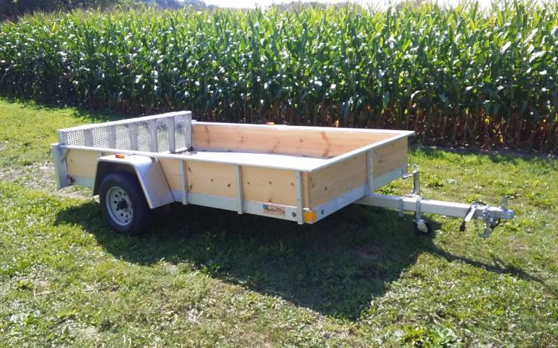 lot 1 image: 2014 Ameri-Pro Aluminum Trailer 72x115x12