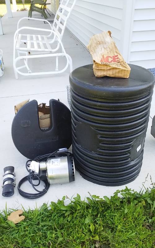 lot 25 image: NEW Bell & Gossett Model BT001 Sump Pump, Check Valve & Tank