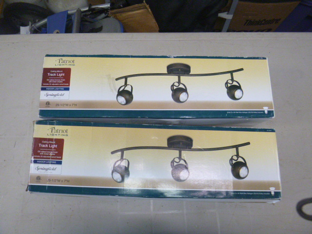 lot 50 image: 2 NEW Patriot Lighting Track Lights