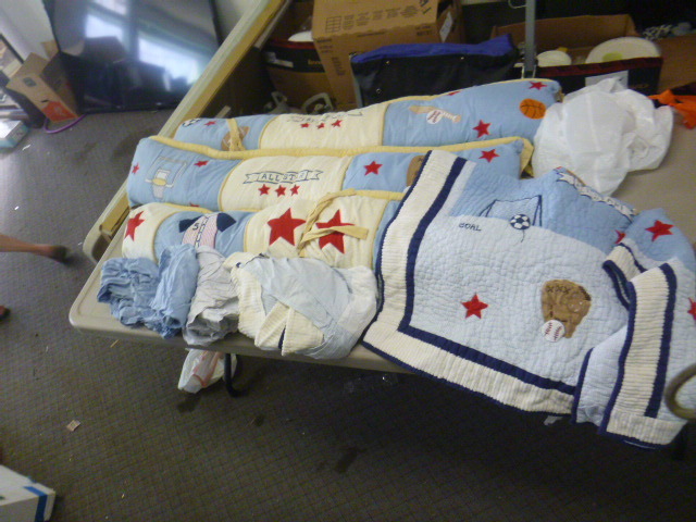 lot 56 image: Baby Bedding