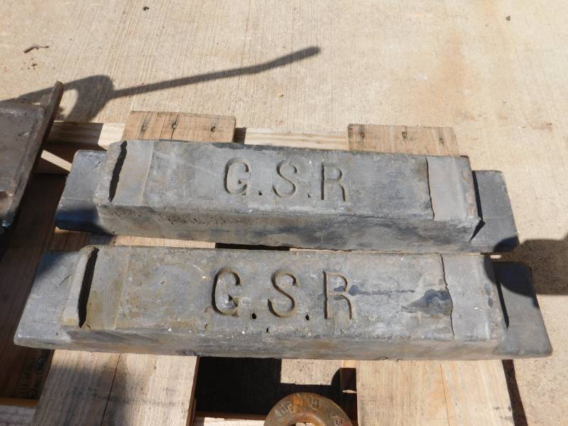 lot 33 image: Two Lead Weights