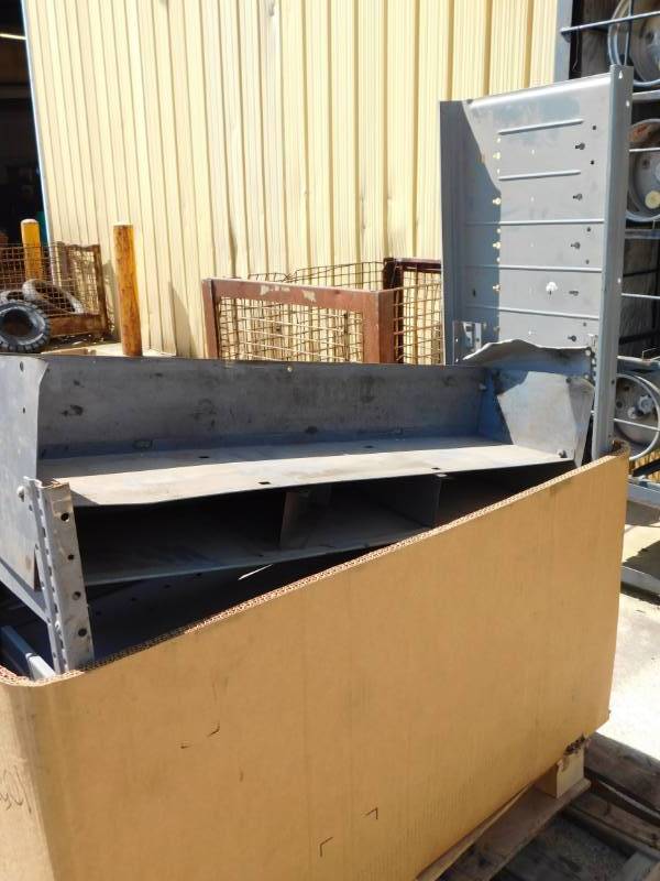 lot 37 image: Pallet of Metal Shelf & Drawers