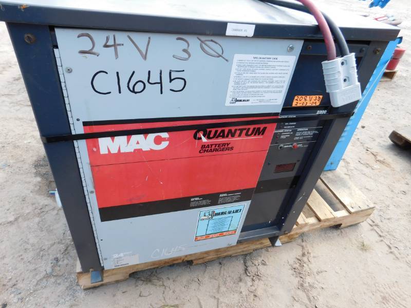 lot 49 image: Three 24 Volt Chargers