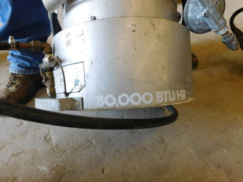 lot 57 image: LP Construction Heater