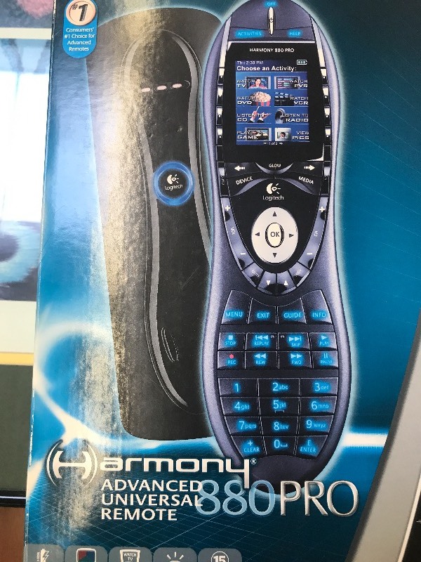 lot 413 image: LOGITECH HARMONY 880 PRO UNIVERSAL REMOTE